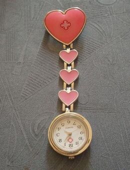 GWK-15.1 Schwesternuhr Pulsuhr Kitteluhr Kasak Uhr Rotkreuzuhr Nurse Watch Rarität - Lübeck