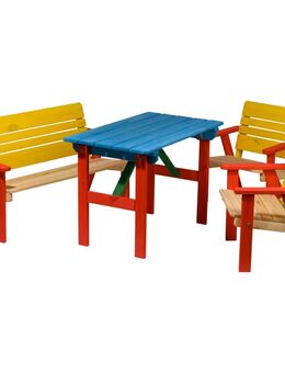 Dobar Kindersitzgruppe Gartenmöbel Sitzmöbel Holzmöbel #94370 - Birkenfeld (Baden-Württemberg)