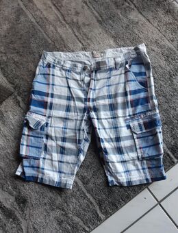 Herren Bermudas blau weiss kariert kaum getragen Gr. L Weite 36 € 7,- - Euskirchen