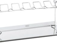 RÖSLE Grillguthalter Hähnchenrack, 25144, Edelstahl, für 12 Hähnchenteile