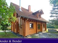 Freistehendes Holzblockhaus mit Carport in ruhiger Wohnlage! - Oberdreis
