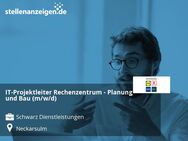 IT-Projektleiter Rechenzentrum - Planung und Bau (m/w/d) - Neckarsulm