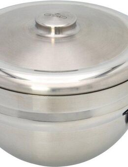 GSD HAUSHALTSGERÄTE Salatschleuder, Edelstahl, 24,5 cm