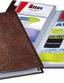 Durable Visitenkarten-Album Visifix für 200 Karten braun NEU/OVP in 22309
