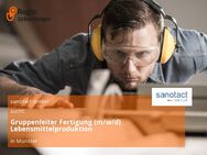 Gruppenleiter Fertigung (m/w/d) Lebensmittelproduktion - Münster