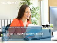 Disposition Manager*in, operativer Einkauf (m/w/d) - Wuppertal