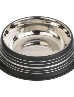 Silver Line Edelstahlnapf mattschwarz - 200 ml, Ø 15 cm