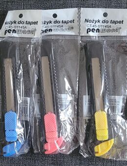 Cuttermesser, (Stk.-Preis 0,75€)[10 Stk. sind vorhanden] mit 18mm Abbrechklinge . OVP. NEU. - Völklingen Zentrum