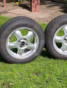 Mini Orig.-Alu-Felgen „5-Star Spooler“ 15 Zoll mit neuwertigen Vredestein-Winterreifen 175/65 R15 - Gelsenkirchen