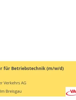 Elektroniker für Betriebstechnik (m/w/d) - Freiburg (Breisgau)