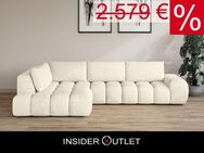 MEGA BIG Ecksofa in XXL 210x352cm Creme Beige - Köln