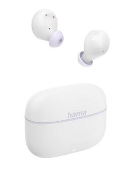 Hama True Wireless Kopfhörer In Ear, Ladecase, bis 20h Akku, Bass Boost Bluetooth-Kopfhörer (Sprachsteuerung, True Wireless, kompatibel mit Siri, Google Assistant, Siri, A2DP Bluetooth, AVRCP Bluetooth, HFP, SPP)