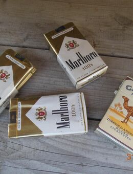3 Volle RETRO Marlboro Zigarettenschacheln - - Allgäu - TOM - München Maxvorstadt
