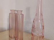 ROSA DEKO Champagner Flasche und/oder 2 x Deko Gefäße - Stuttgart