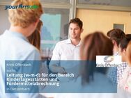 Leitung (w-m-d) für den Bereich Kindertagesstätten und Fördermittelabrechnung - Dietzenbach