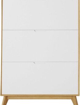 andas Schuhschrank Pandrup mit 3 Klappen, ca. 8 Paar Schuhe pro Klappe, Höhe 125 cm