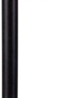 näve LED Solarleuchte Sina, Tageslichtsensor, LED wechselbar, Warmweiß, 2er Set Wegebeleuchtung, H: 47,2cm, Dämmerungssensor, Spieß schwarz
