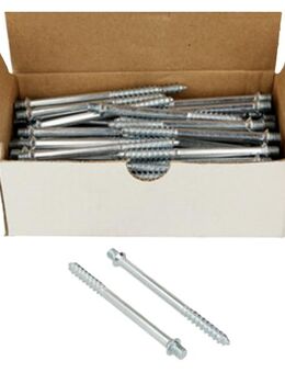 20 x Ansatzschrauben verzinkt M8 x 80 mm für Rohr Clips - Meerbusch