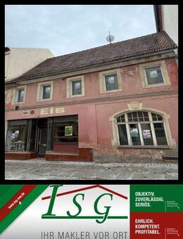 Zentrale Lage - Sanierungsbedürftiges Wohn- & Geschäftshaus - Mittweida
