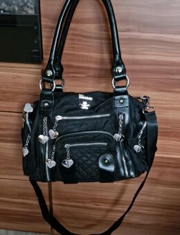 Grosse schwarze Handtasche - Schultertasche - Düsseldorf