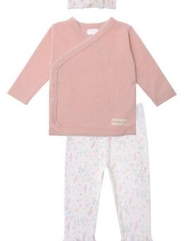 Liliput Erstausstattungspaket Blümchen bestehend aus Hose, Jacke und Stirnband