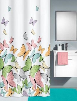 Kleine Wolke Duschvorhang Butterflies Breite 180 cm (1-tlg)
