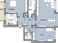 Tolle 3-Zimmer-Wohnung mit Balkon, Einbauküche und Gäste WC - Düsseldorf