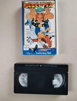 Retro VHS Videokassette - Asterix bei den Briten - Suhl