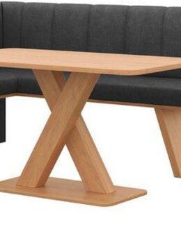 Home affaire Eckbankgruppe Nina, (Set, 4-tlg., 4er), Sitzgruppe Esszimmer Stühle Tisch und Bank bequem gepolstert