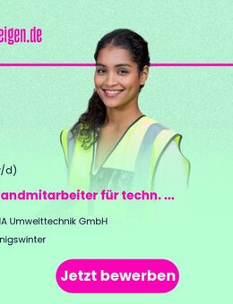 Versandmitarbeiter für techn. Anlagen (m/w/d) - Königswinter