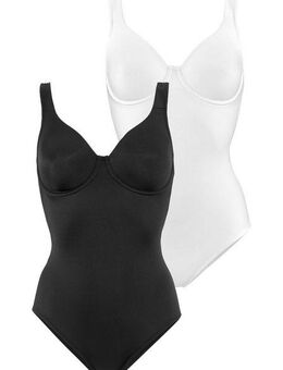 Nuance T-Shirt-Body (2er-Pack) mit Bügel, mit bodyforming Effekt, Shape wear Body, Shaping Body