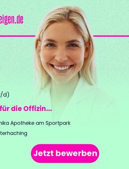 PTA für die Offizin (m/w/d) - Unterhaching