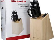 KitchenAid Messerblock Classic (6tlg), Messer aus japanischem Kohlenstoffstahl, inkl. integri. Messerschärfer