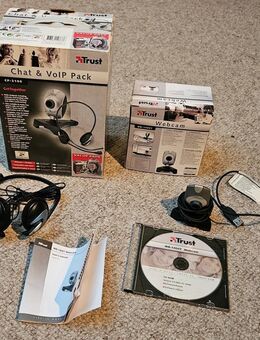 MSN Chatset mit Webcam WB-1400T & Headset HS-2200 von Trust , Set Nr.: CP-2100 - Chat & Volp Pack - Garbsen