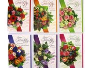 10 Geburtstagskarten mit Blumenstrauß - Motiven - 10 Karten | NEU - Wegberg Zentrum
