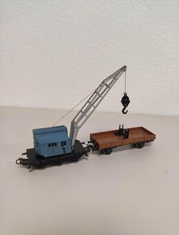 Märklin H0 Kranwagen 4611 und Niederbordwagen 4503 - Oldenburg