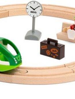 BRIO® Spielzeug-Eisenbahn BRIO® WORLD, Starter Set Reisezug, FSC® - schützt Wald