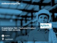 Projektleiter F&E / Technical Product Owner R&D (m/w/d) - Ingolstadt