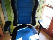 Gamer-Stuhl,Bürostuhl Topstar Sitness RS,Blau/schwarz, verstellbar Body-Balance-Tec-Gelenk(Neuwertig - Weichs