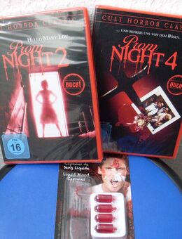 Prom Night 2 & 4 Uncut DVD NEU + OVP + Limited Blood SET - Kassel