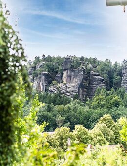 Wohnen, wo andere Urlaub machen - Wohn- und Ferienhaus mit traumhaftem Bergblick auf den Pfaffenstein - Königstein (Sächsische Schweiz)