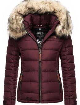 Marikoo Winterjacke Lerikaa Winter Steppjacke mit abnehmbarem Kunstfell
