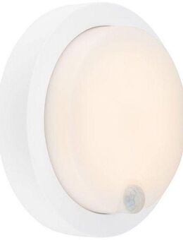 Briloner Leuchten Außen-Wandleuchte Akku LED Außenwandleuchte mit Bewegungsmelder, Kunststoff, weiß