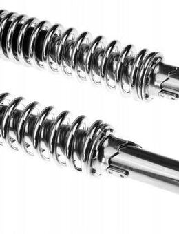 Simson tuning komplett Set Stoßdämpfer Chrome 36cm DDR Set2532 - Wuppertal