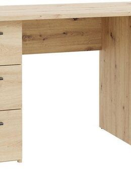 FORTE Schreibtisch Neuss, mit 3 Schubladen & 1 Tür, funktional, Breite 138 cm