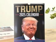 2025 'Machen Sie Amerika Wieder Großartig' Trump-Inspirierter Wandkalender – Praktisch und dekorativ für jeden Raum Set3425 - Ingolstadt