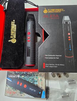 Flowermate Aura Vaporizer – OVP + Zubehör + Extra Kartuschen - Stuttgart