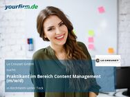 Praktikant im Bereich Content Management (m/w/d) - Kirchheim (Teck)