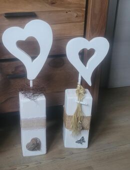 Holzherz, Herz aus Holz, Deko Unikat - Wilster