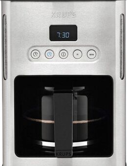 Krups Filterkaffeemaschine KM442D, 1,25l Kaffeekanne, Papierfilter 1x4, mit Keep Warm-Funktion